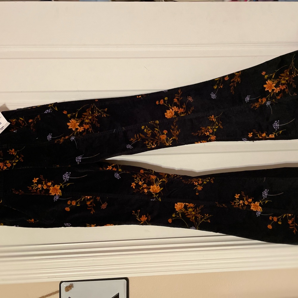 Floral Flare dress pants